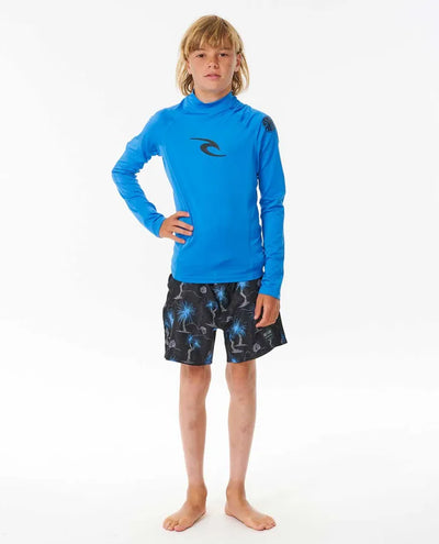 Rip Curl Brand Wave UPF Licra Manga Larga Niño