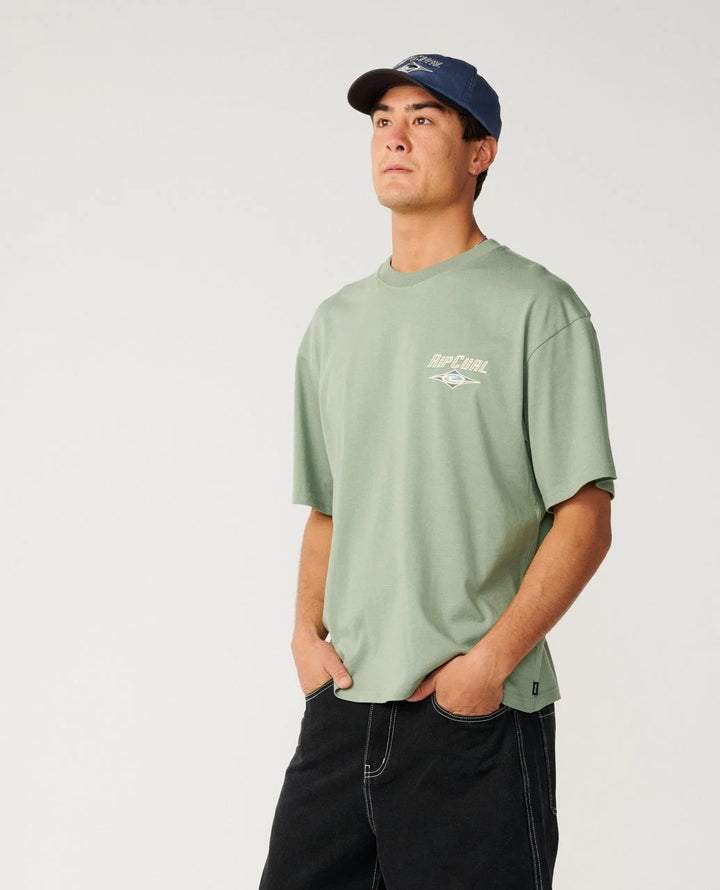 Rip Curl Camiseta Heritage Icon Hombre