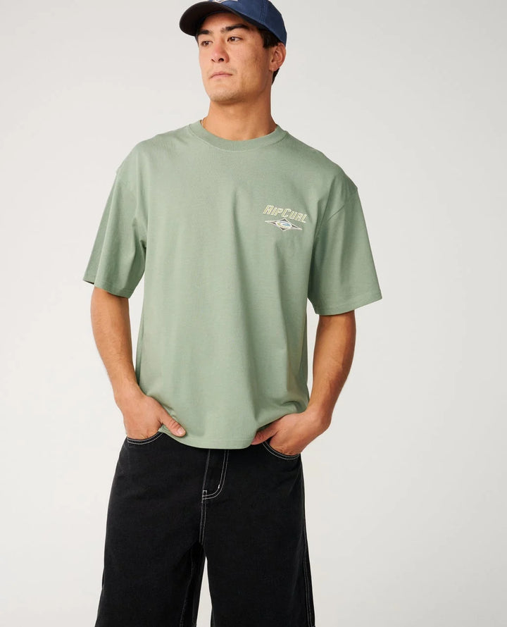 Rip Curl Camiseta Heritage Icon Hombre