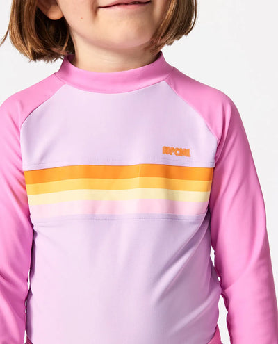 Rip Curl Rainbow Tide LS Rash Vest Licra Manga Larga Niña