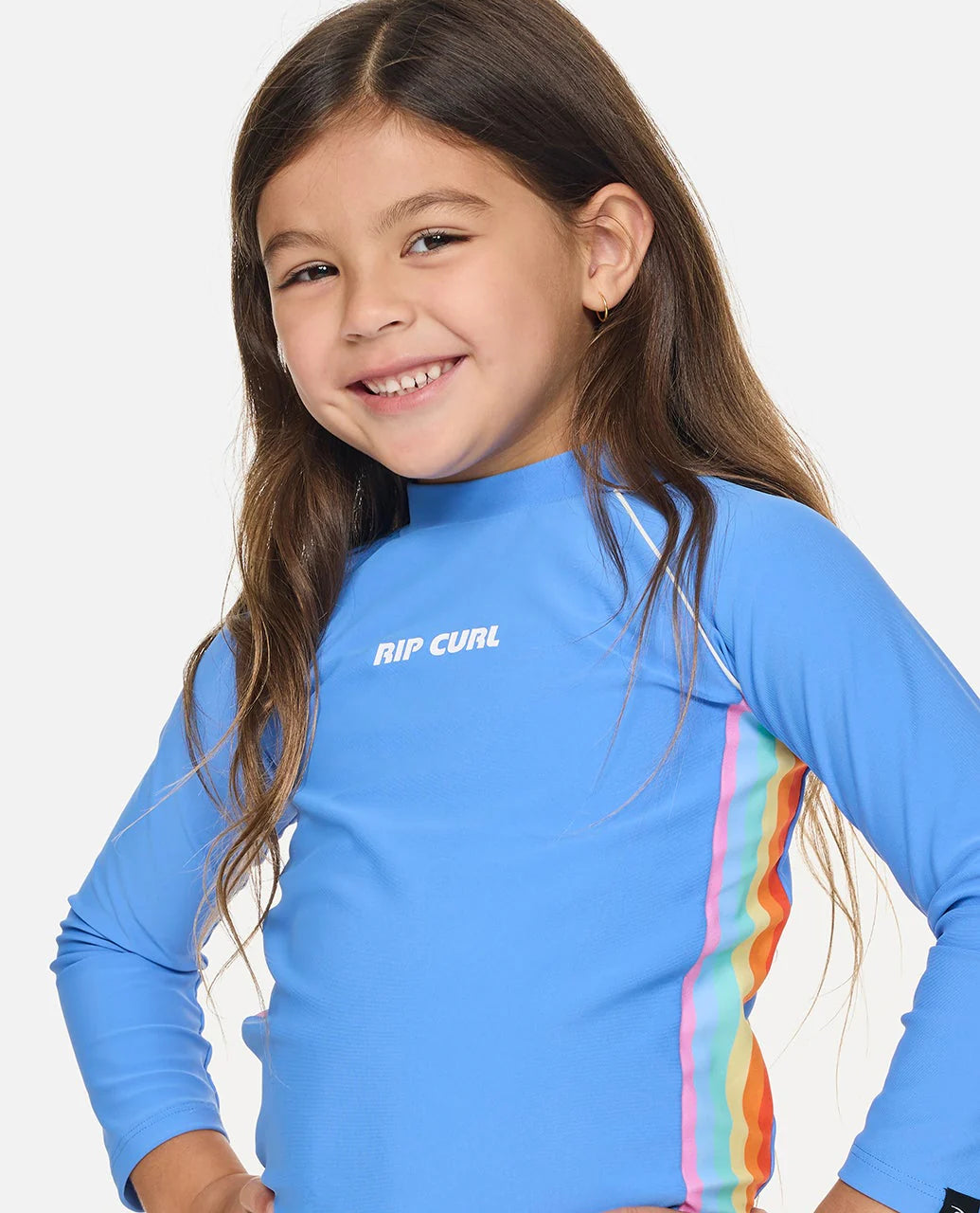 Rip Curl Sunshine Revival Rashie-G UPF Licra Manga Larga Niña
