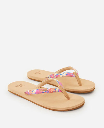 Rip Curl Freedom Bloom Open Fuchsia Toe Chanclas Mujer