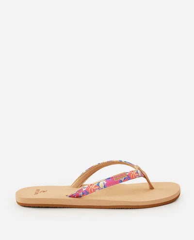 Rip Curl Freedom Bloom Open Fuchsia Toe Chanclas Mujer
