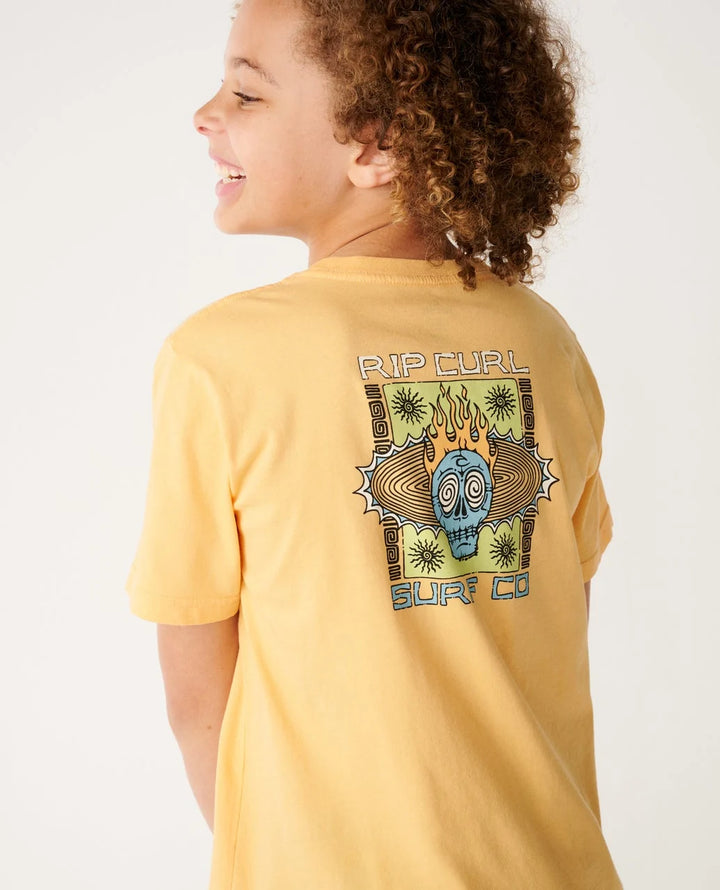 Rip Curl New Cosmic Skull-Boy Camiseta Niño