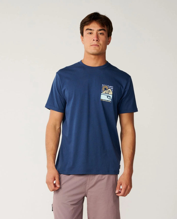 Rip Curl Relax Search Series Vaporcool Totem Camiseta Hombre