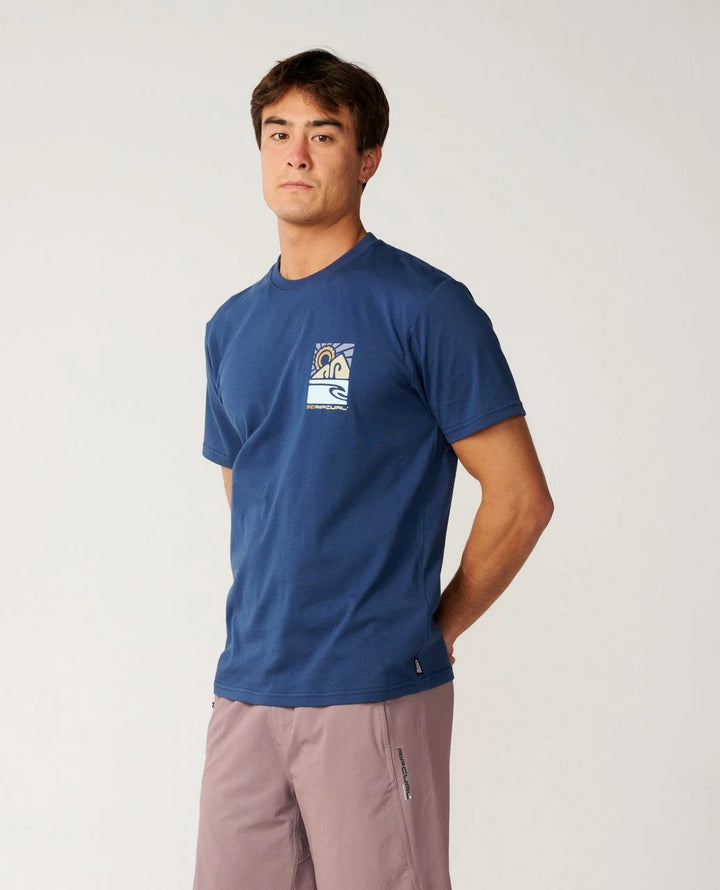 Rip Curl Relax Search Series Vaporcool Totem Camiseta Hombre