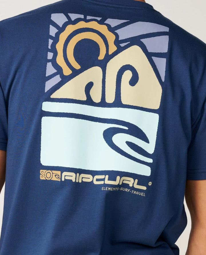 Rip Curl Relax Search Series Vaporcool Totem Camiseta Hombre