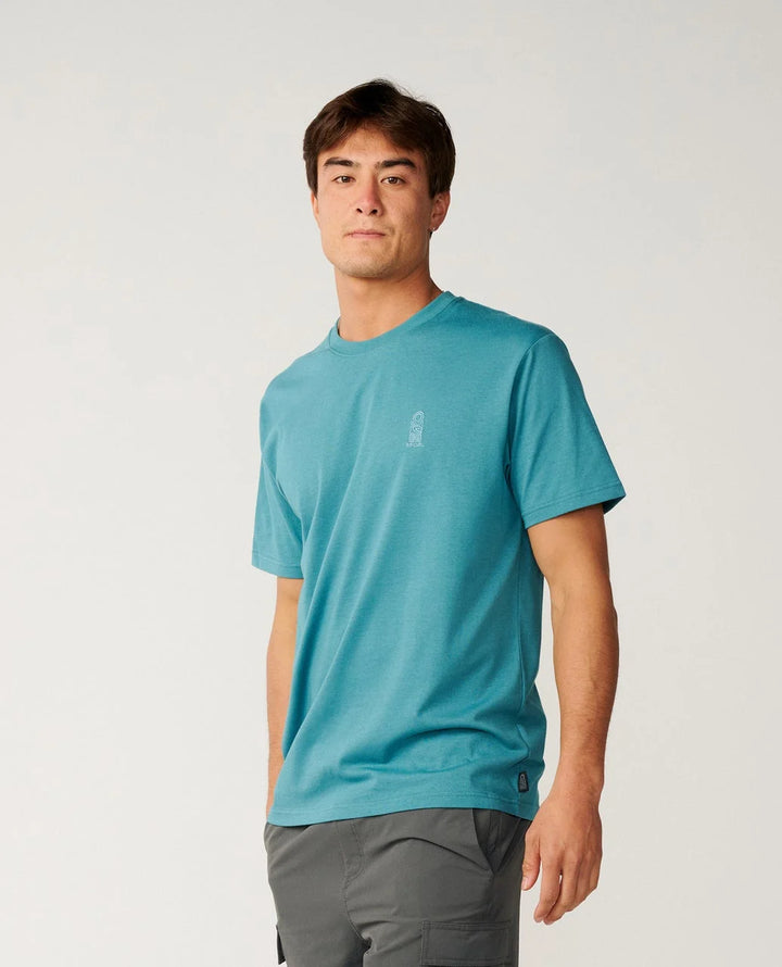 Rip Curl Search Series Vaporcool Embroid Camiseta relax Hombre