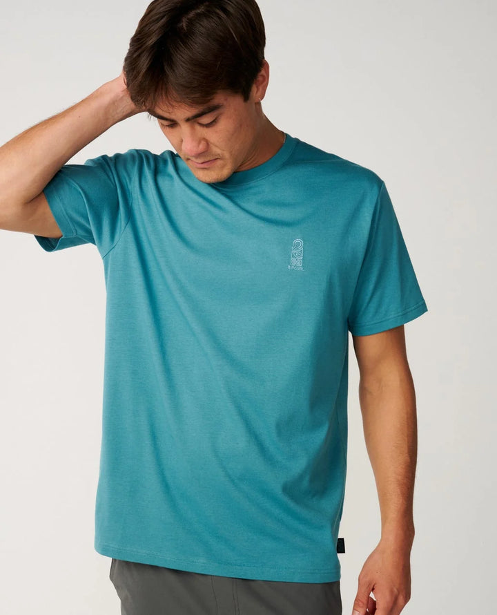 Rip Curl Search Series Vaporcool Embroid Camiseta relax Hombre