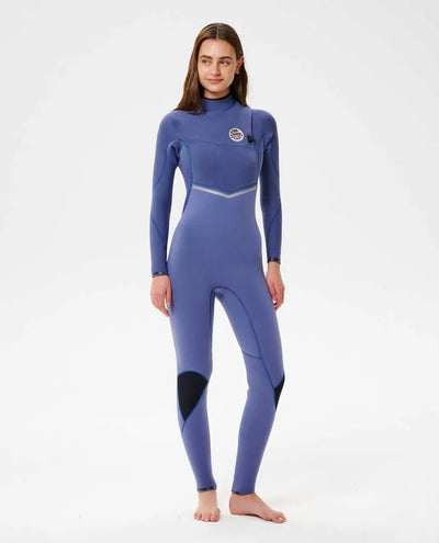 Rip Curl E  Bomb 3/2mm Zip Free Steamer Neopreno Mujer