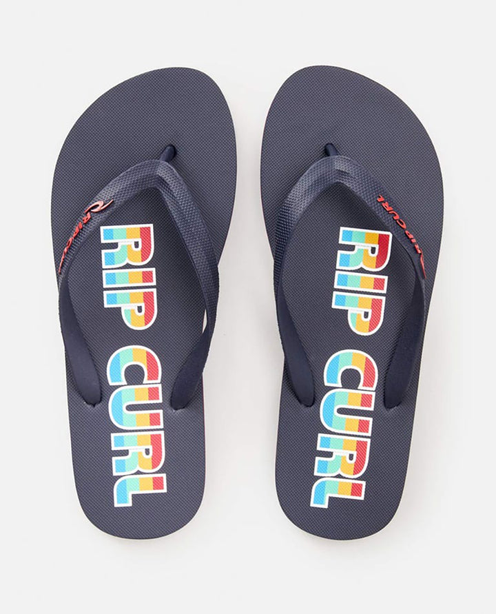 Rip Curl Icons Of Surf Bloom Chanclas Hombre Negro/Azul