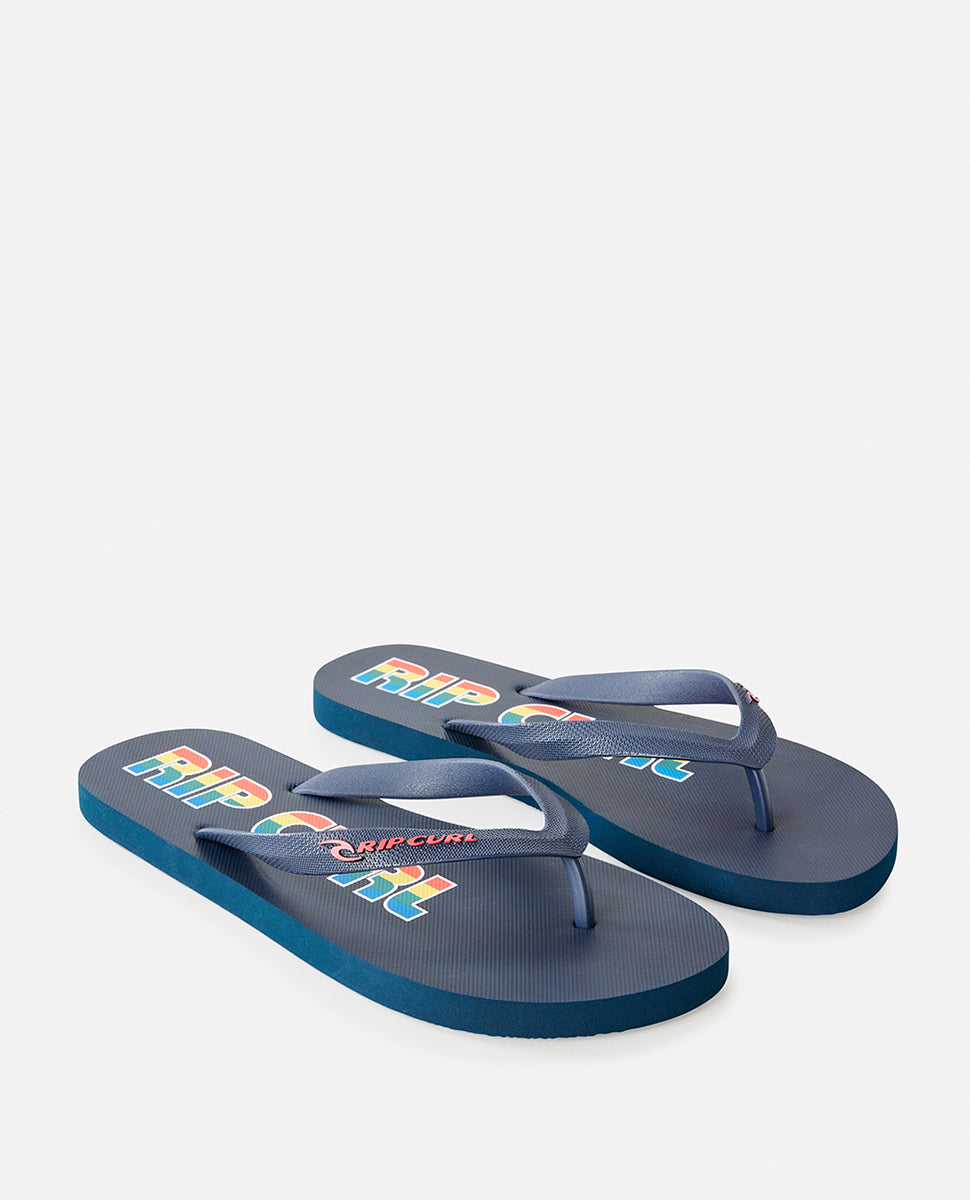 Rip Curl Icons Of Surf Bloom Chanclas Hombre Negro/Azul