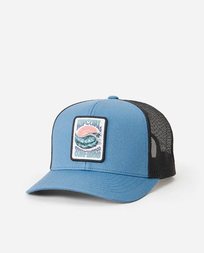 Rip Curl Storm Blue Custom Curve Trucker Gorra