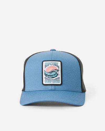Rip Curl Storm Blue Custom Curve Trucker Gorra