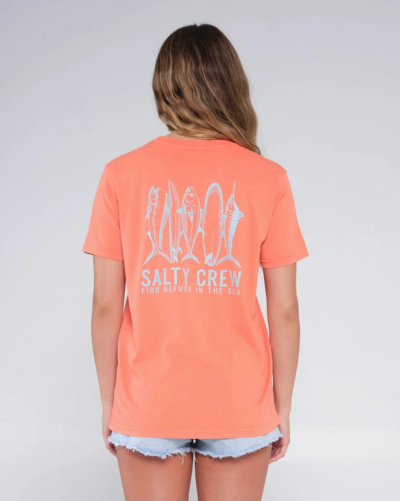 Salty Crew Line Up Boyfriend Tee Camiseta Mujer