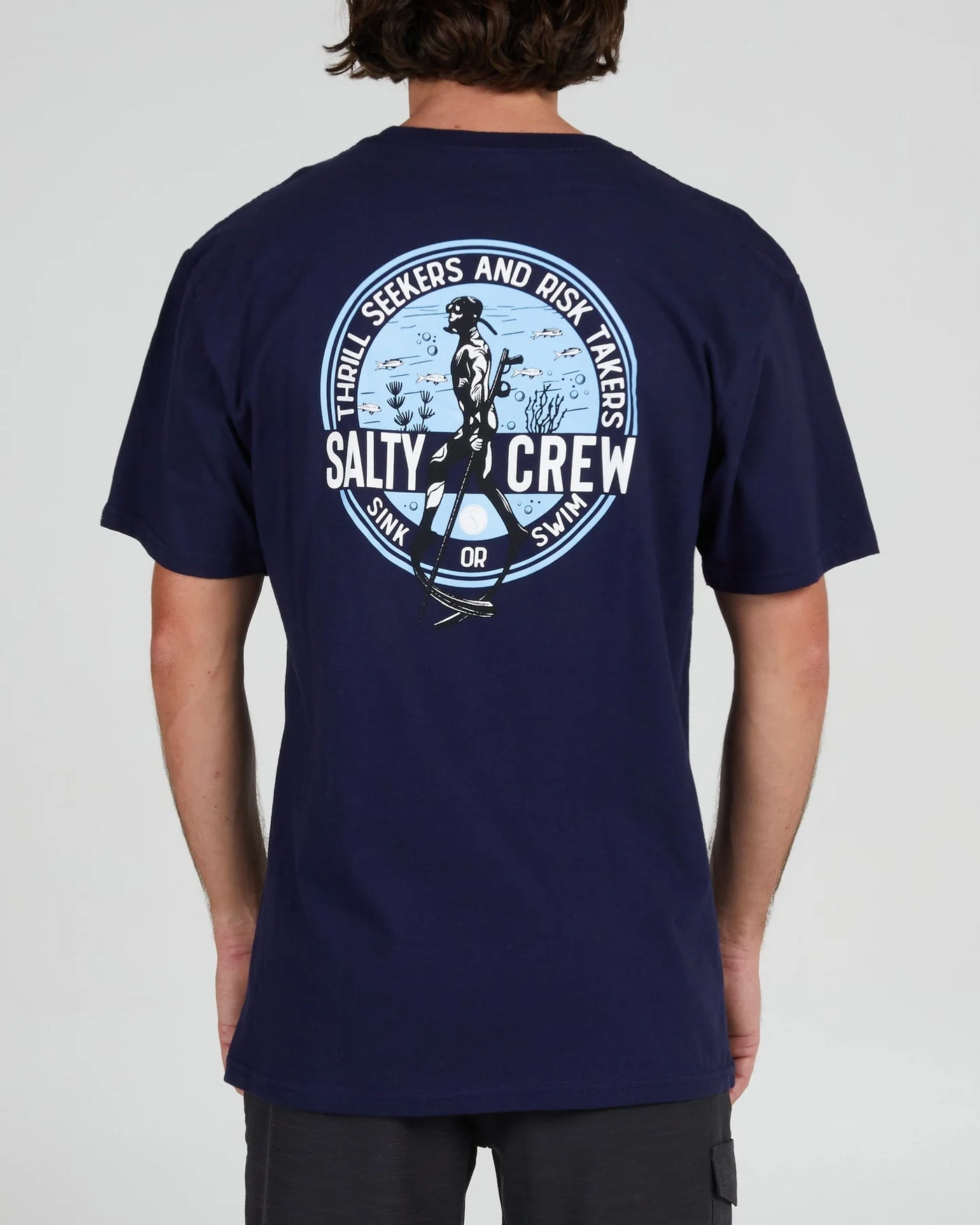 Salty Crew Dive Bar Standard Camiseta Hombre