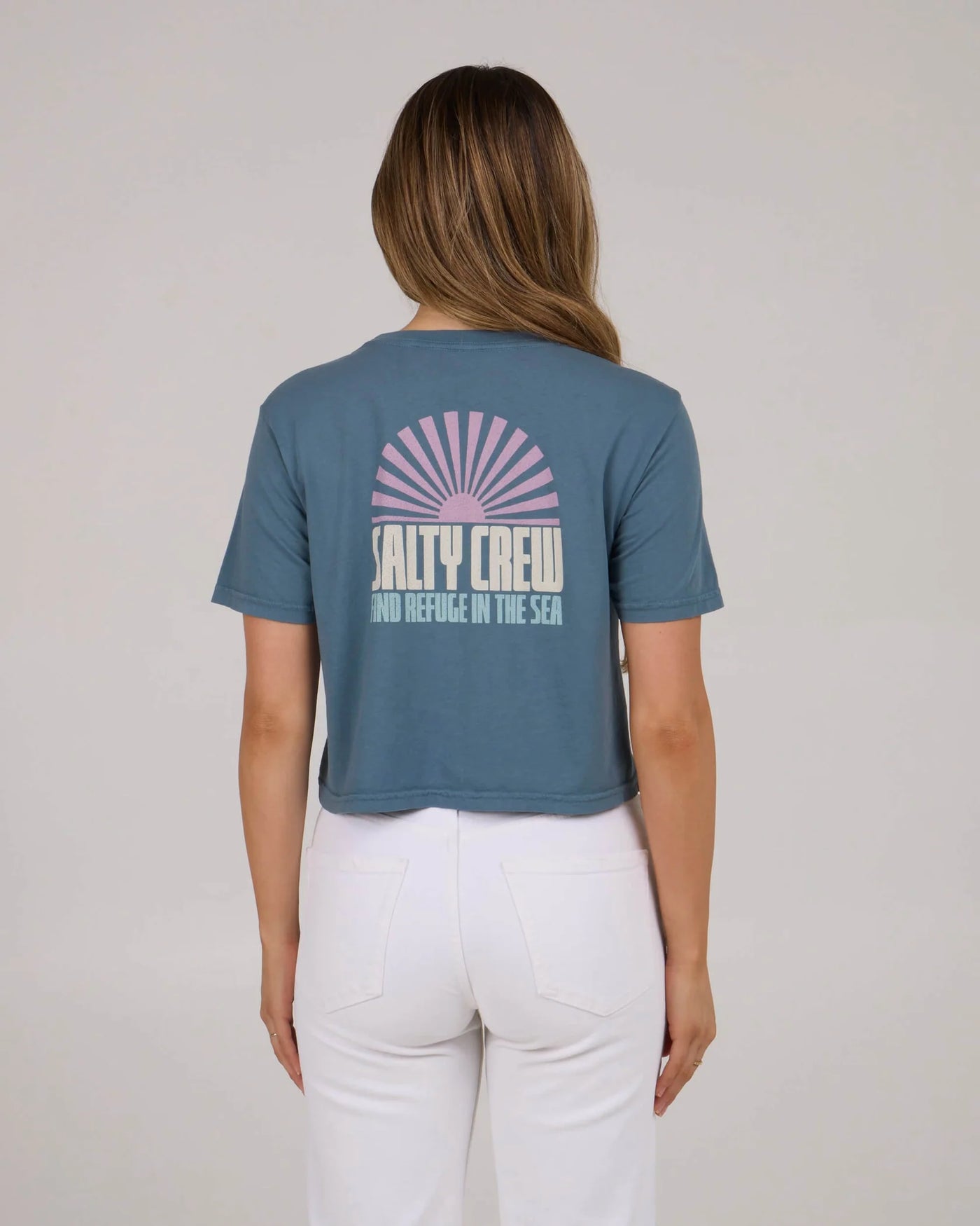 Salty Crew In The Rays Crop Tee Camiseta Mujer