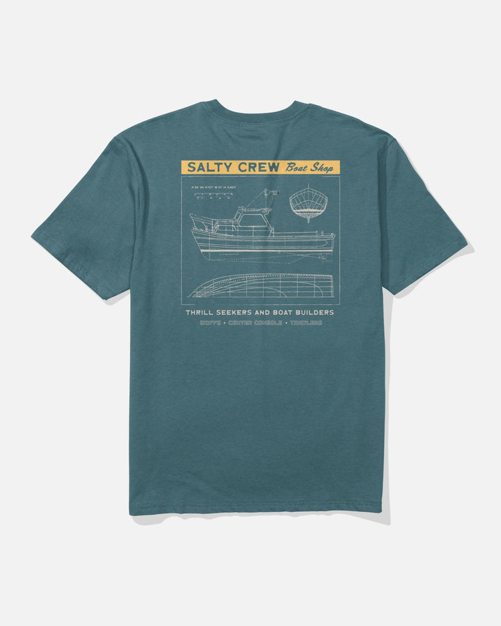 Salty Crew Boat Shop Vintage S/S Tee Camiseta Hombre