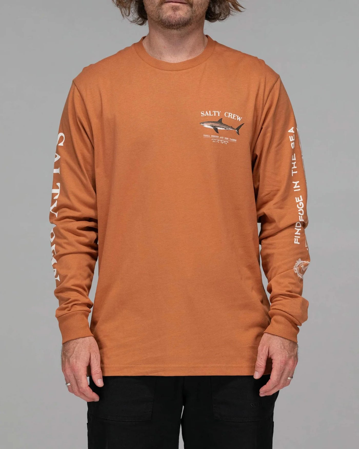 Salty Crew Bruce L/S  Camiseta Manga Larga Hombre