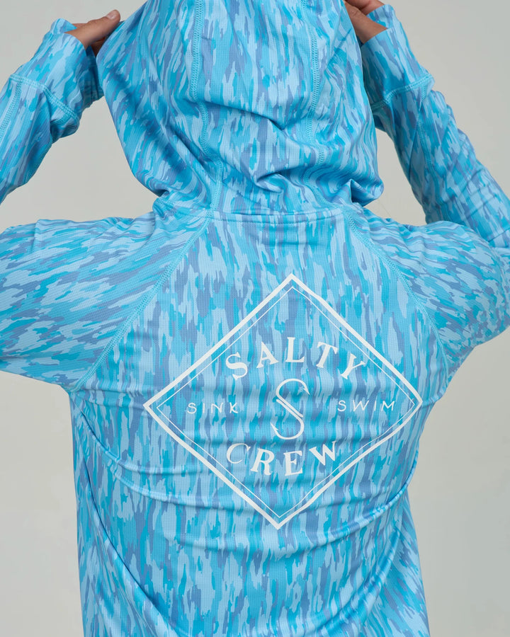 Salty Crew Apex Sunshirt Sudadera Con Capucha De Mujer