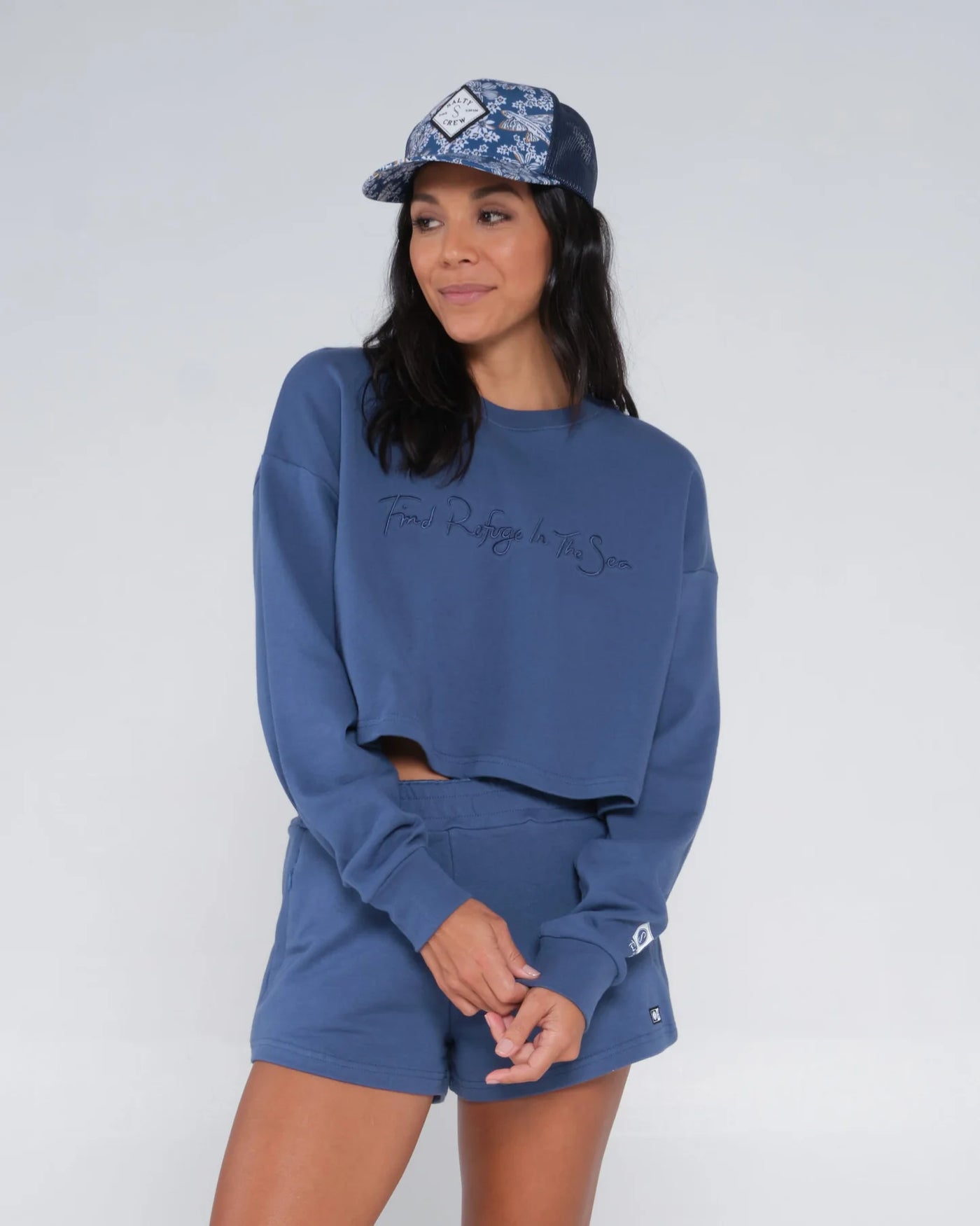 Salty Crew Beach Day Crew Sudadera Mujer
