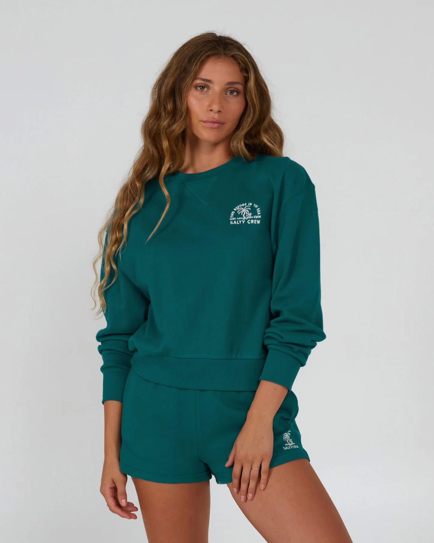 Salty Crew Sand Bar Crew Sudadera Mujer