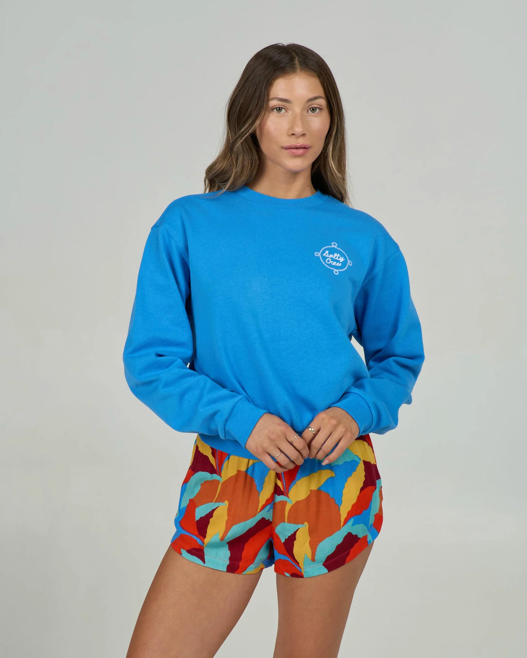 Salty Crew Dock Line Crew Sudadera Mujer