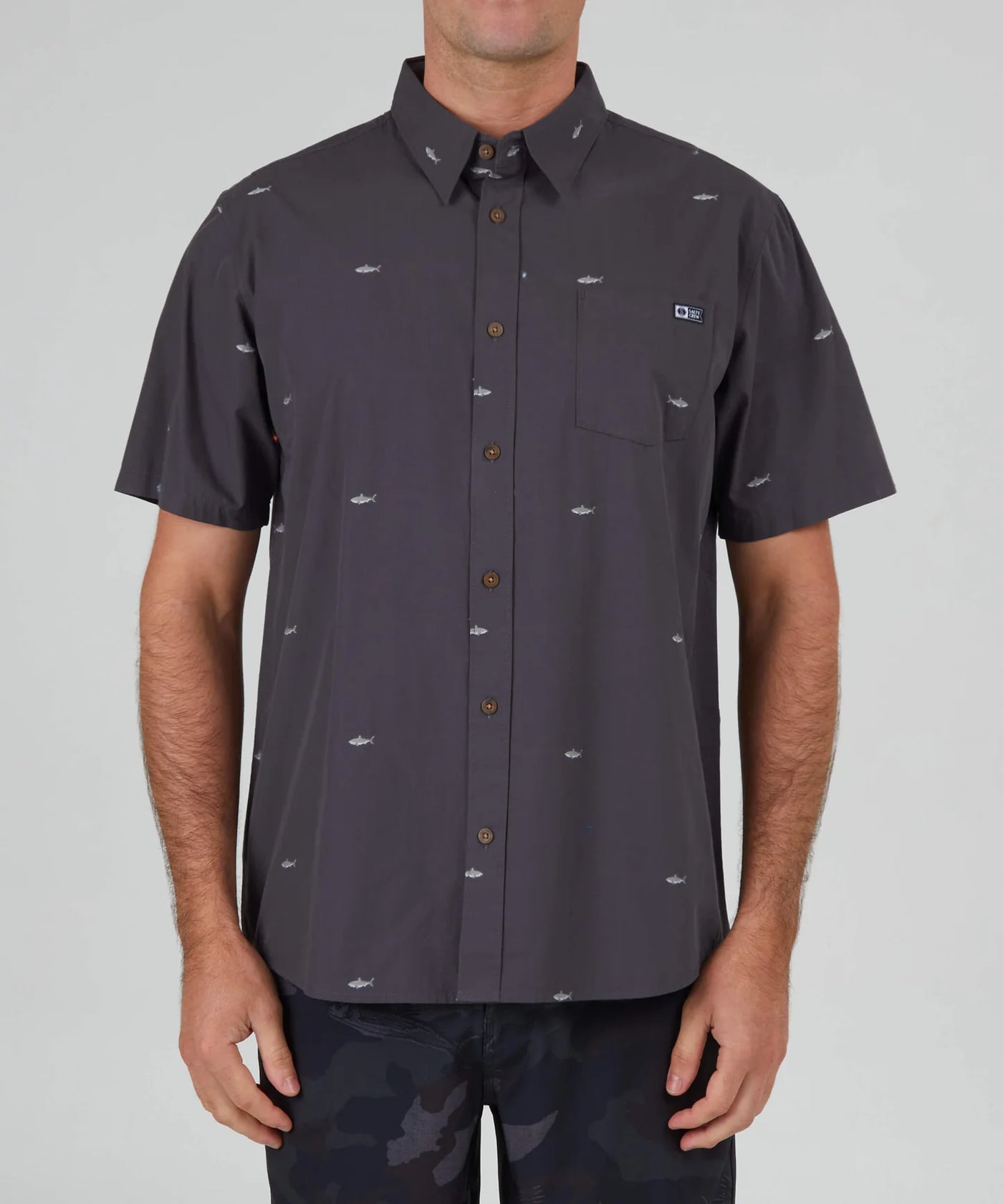 Salty Crew Bruce S/S Woven Camisa Hombre