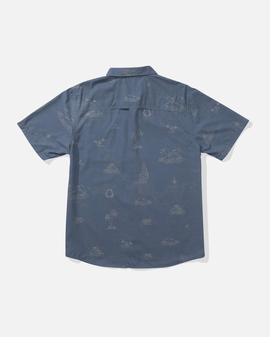 Salty Crew Helmsman Uv Button Up Camisa Hombre