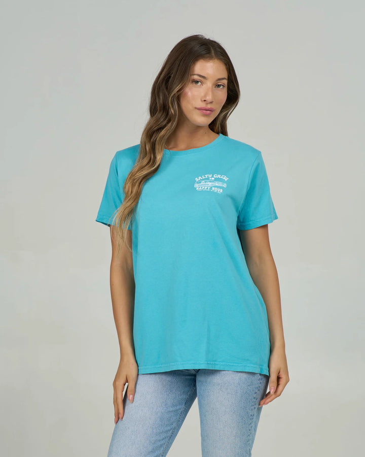 Salty Crew Happy Hour B.f. Tee Camiseta Mujer