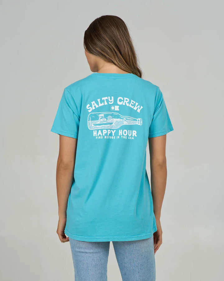 Salty Crew Happy Hour B.f. Tee Camiseta Mujer