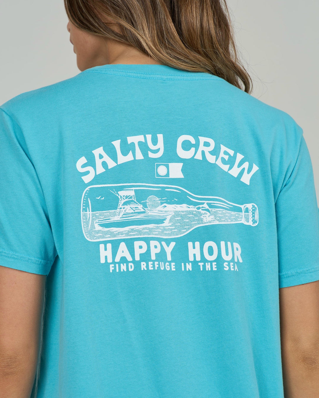 Salty Crew Happy Hour B.f. Tee Camiseta Mujer