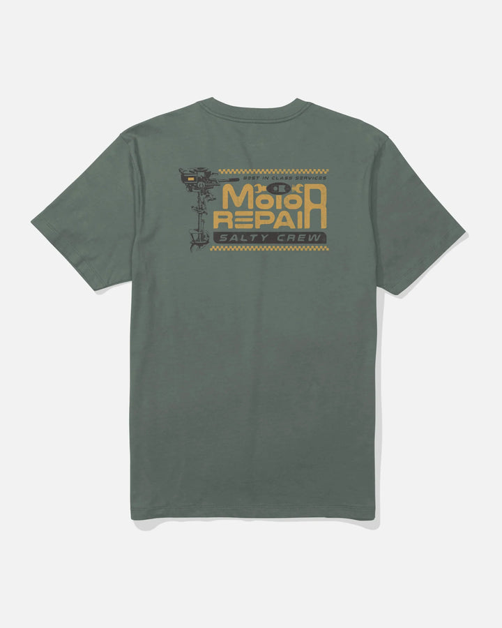 Salty Crew Motor Repair Ss Tee Camiseta Hombre