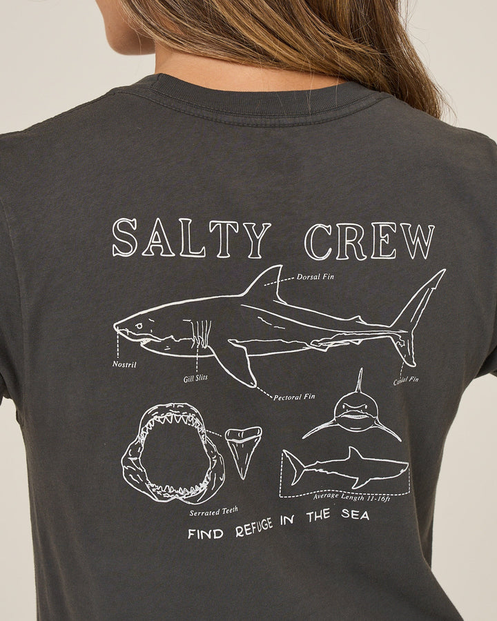 Salty Crew Shark Anatomy Modern Tee Camiseta Mujer