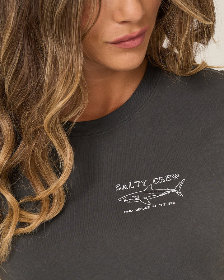 Salty Crew Shark Anatomy Modern Tee Camiseta Mujer