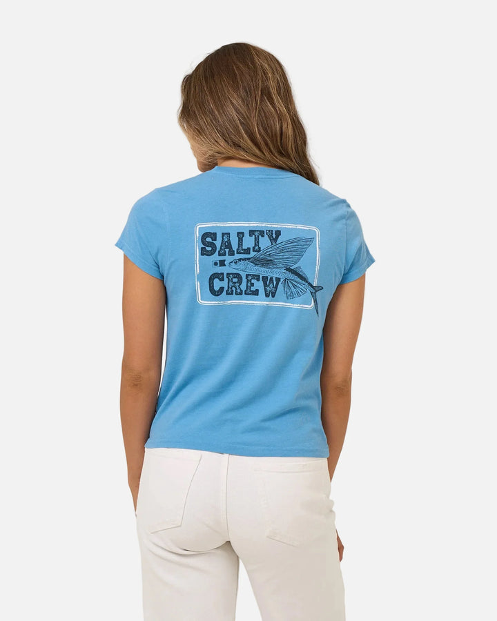Salty Crew Flyer Modern Tee Camiseta Mujer