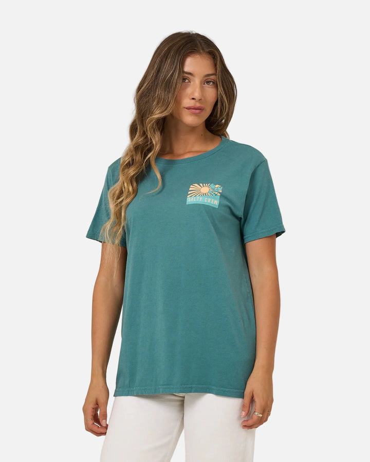 Salty Crew Rise And Smile Bf Tee Camiseta Mujer
