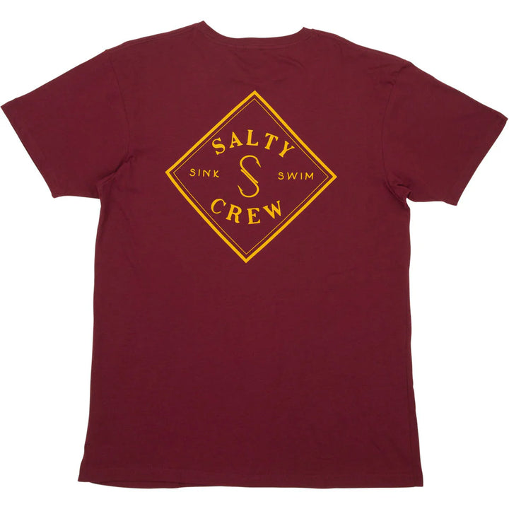 Salty Crew Tippet Fill Tee Camiseta Hombre Rojo