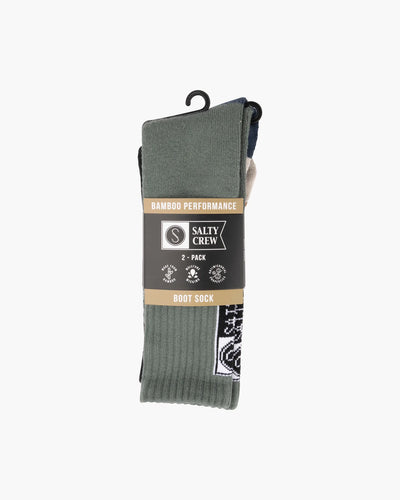 Salty Crew Cold Front Socks 2 Pack Calcetines Hombre
