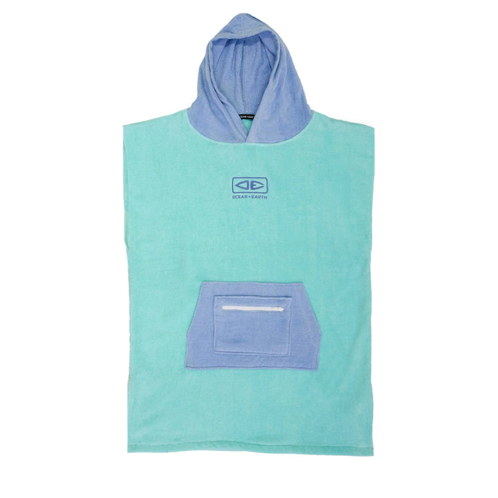 Ocean &amp; Earth Hooded Poncho Niño