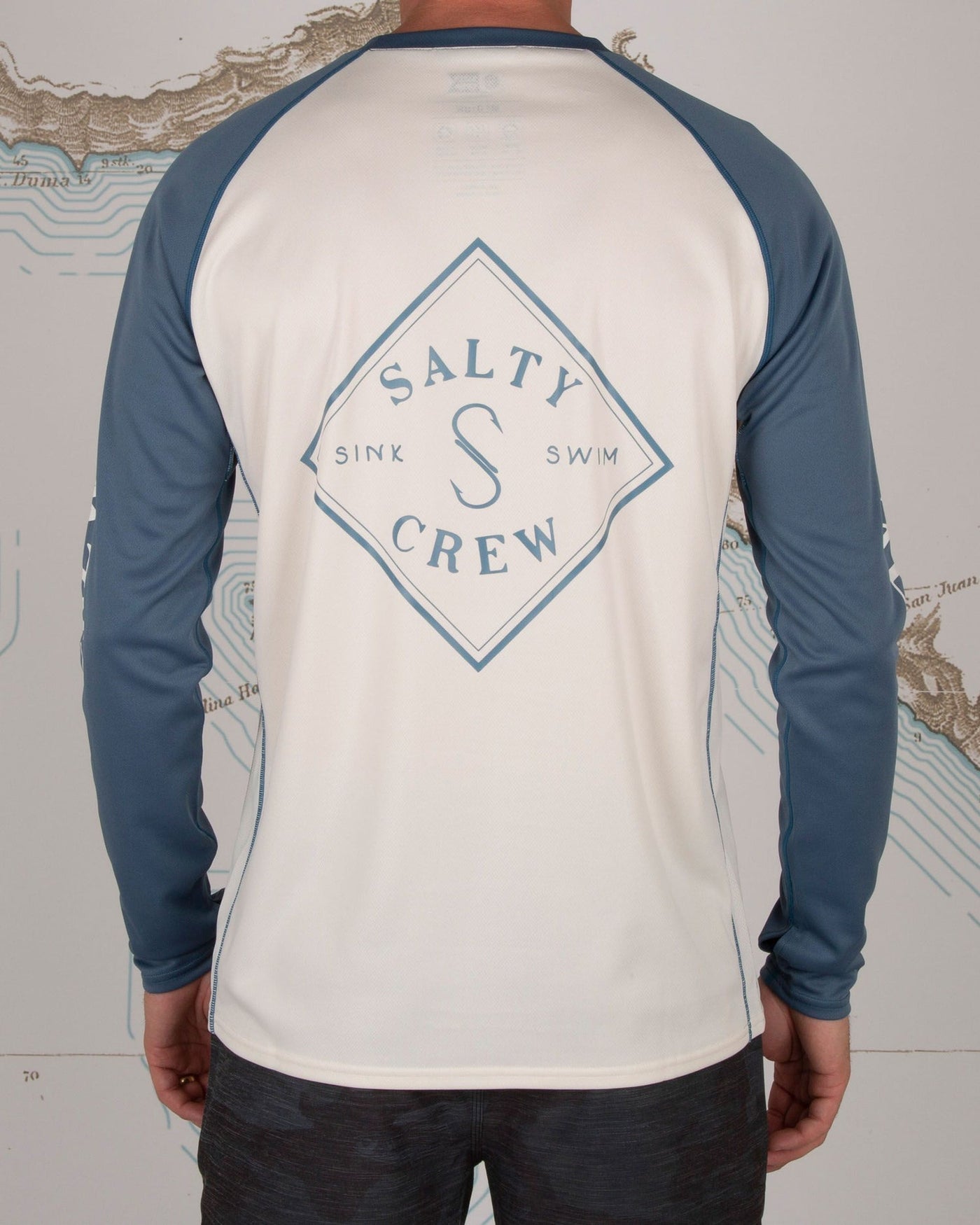 Salty Crew Tippet Covert Pinnacle UV Camiseta Técnica Hombre