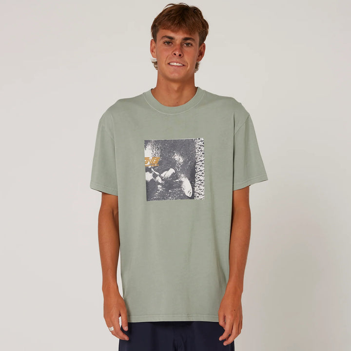 Ocean &amp; Earth Washed Hack Tee Camiseta Hombre