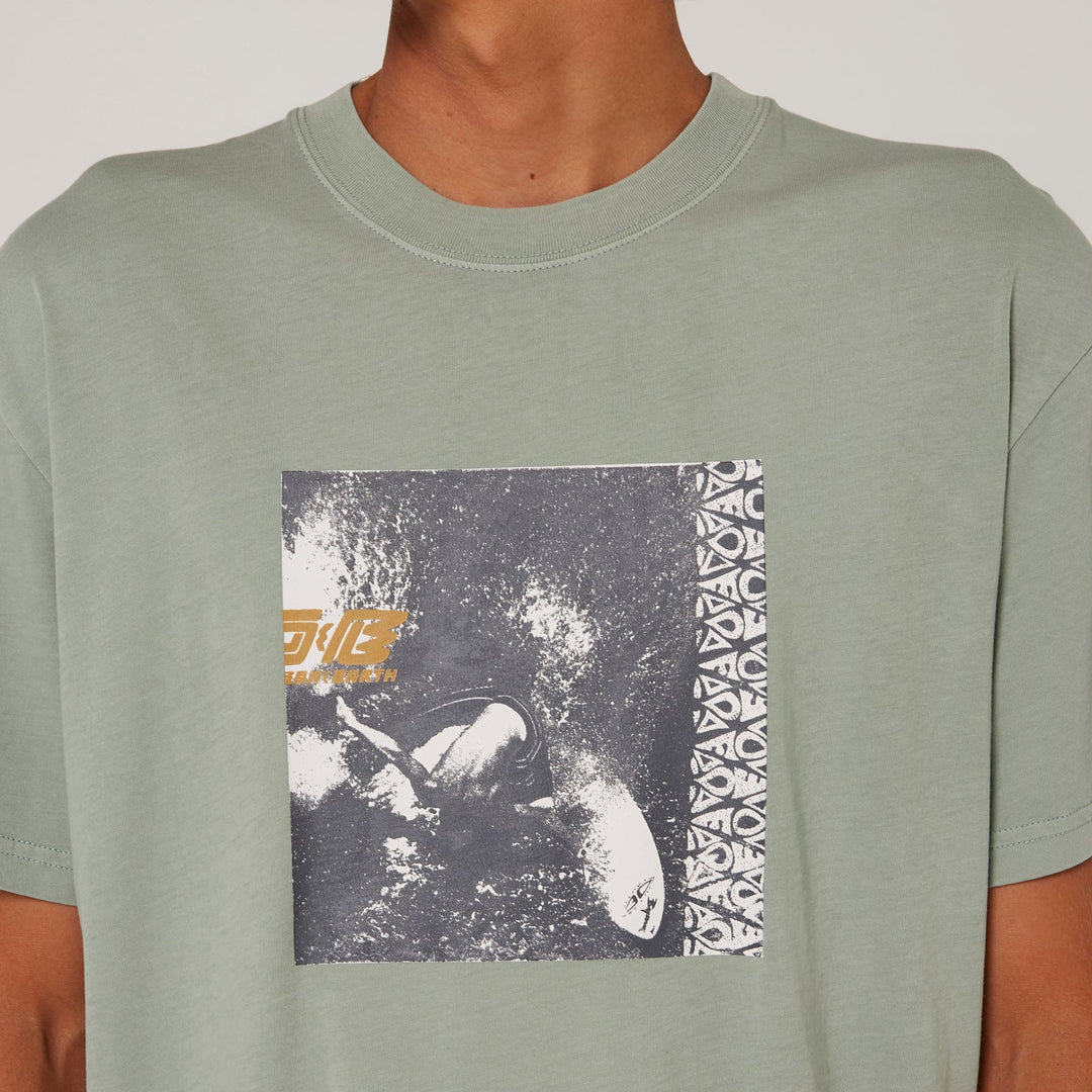Ocean &amp; Earth Washed Hack Tee Camiseta Hombre