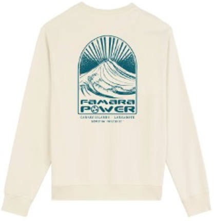 Famara Power Volcan Ola Sudadera Sin Capucha Adulto Unisex