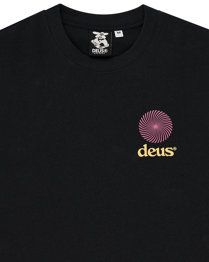 Deus Ex Machina Strata Camiseta Hombre Negro