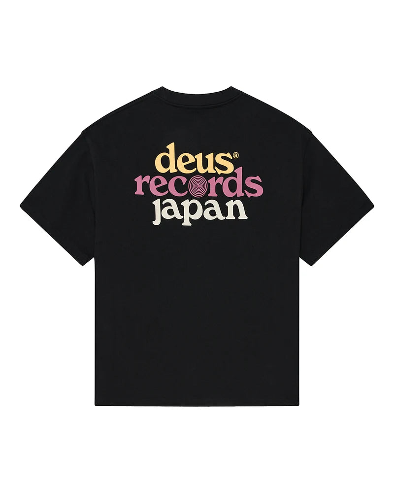 Deus Ex Machina Strata Camiseta Hombre Negro