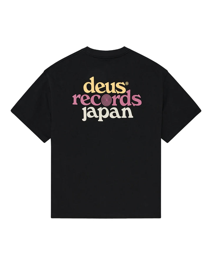 Deus Ex Machina Strata Camiseta Hombre Negro