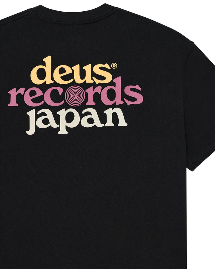 Deus Ex Machina Strata Camiseta Hombre Negro