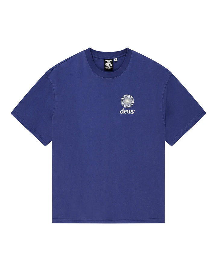 Deus Ex Machina Strata Camiseta Hombre Azul