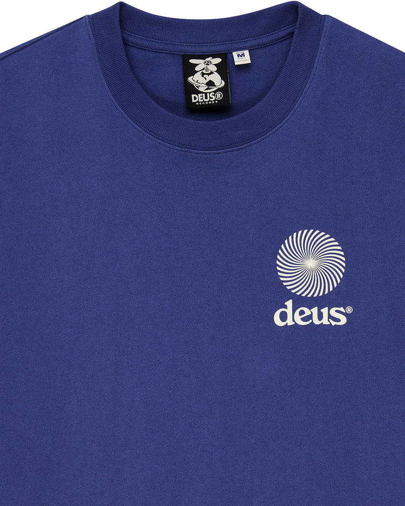 Deus Ex Machina Strata Camiseta Hombre Azul